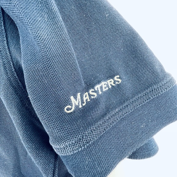 MASTERS COLLECTION PGA AUGUSTA SZ XL PIMA COTTON NAVY POLO GOLF SHIRT - Picture 7 of 11
